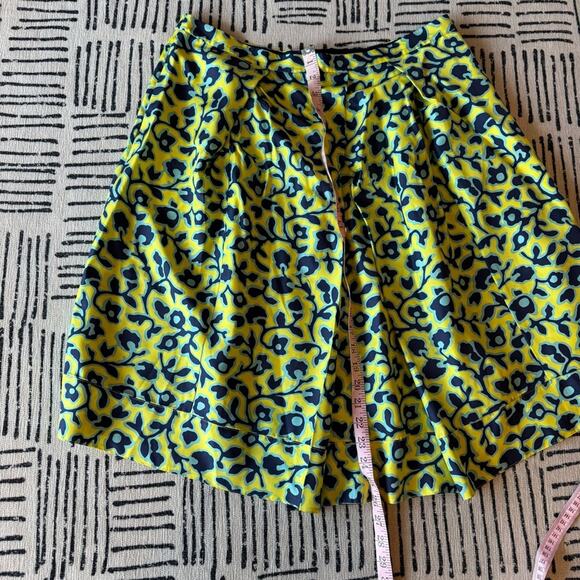 Draper James Lime and Navy A-Line Skirt 14 - Picture 3 of 5